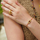 BRACELET LIZA CITRINE/ GRENAT