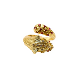 BAGUE NOAVA ZIRCONS ROSE