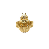 BAGUE SCARABEO OR