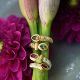 BAGUE ADELINA ARGENT TOURMALINE ROSE