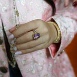 BAGUE ILIOS - AMETHYSTE