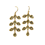 BOUCLES D'OREILLES NOA AMETHYSTE VERTE