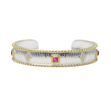 BRACELET NATACHA ARGENT RUBIS