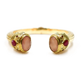 BRACELET NILAYA QUARTZ ROSE RUBIS