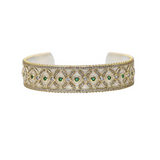 BRACELET CORFOU ARGENT/ONYX VERT