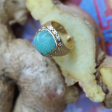 BAGUE RONDA - AMAZONITE