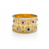 BAGUE BEATA OR TOURMALINES