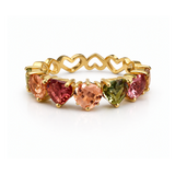 BAGUE ALYSSE OR TOURMALINES