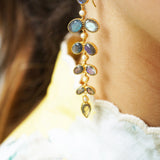 BOUCLES D'OREILLES ANZIO LABRADORITE