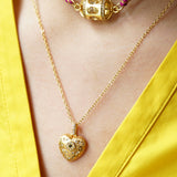 COLLIER LORIS CITRINE ET DIAMANTS