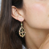 BOUCLES D'OREILLES CROCE TOURMALINES