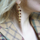 BOUCLES D'OREILLES ANZIO GRENAT