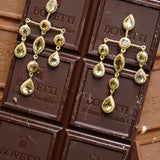 BOUCLES D'OREILLES JUSTINE CITRINE