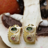 BOUCLES D'OREILLES TESSAI TOURMALINES