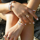 BRACELET NATACHA ARGENT RUBIS