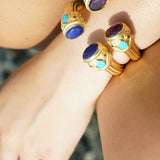 BRACELET NILAYA AMETHYSTE & TURQUOISE