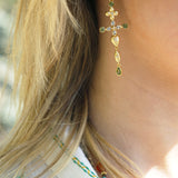 BOUCLES D'OREILLES MONZA PÉRIDOT