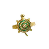 BAGUE FIDELA ZIRCON VERT