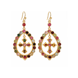 BOUCLES D'OREILLES CROCE TOURMALINES