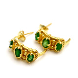 BOUCLES D'OREILLES SAMSARA ONYX VERT