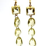 BOUCLES D'OREILLES MASSIMA AMETHYSTE VERTE
