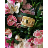 BAGUE TESSA OR TOURMALINES