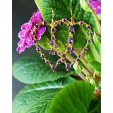 BOUCLES D'OREILLES ALMA AMÉTHYSTE