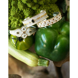 BRACELET KOS ARGENT TOURMALINES VERTE