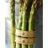 BRACELET KOS OR AMETHYSTE VERTE
