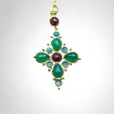COLLIER LARA ONYX VERT