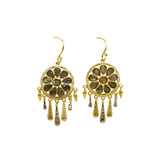 BOUCLES D'OREILLES KOMA LABRADORITE