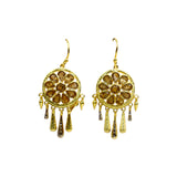 BOUCLES D'OREILLES KOMA CITRINE