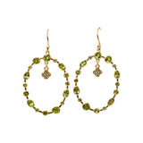 BOUCLES D'OREILLES CATANE PÉRIDOT
