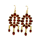 BOUCLES D'OREILLES ANAÏS GRENAT