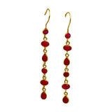 BOUCLES D'OREILLES LISON RUBIS