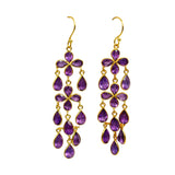 BOUCLES D'OREILLES VICTOIRE AMÉTHYSTE