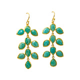 BOUCLES D'OREILLES NOA AMAZONITE