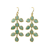 BOUCLES D'OREILLES NOA AQUA BLUE