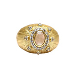 BAGUE CYCLAMEN QUARTZ ROSE