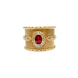 BAGUE LIDIA OR TOURMALINE ROSE