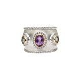 BAGUE TESSA ARGENT AMETHYSTE