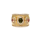 BAGUE TESSA OR TOURMALINES