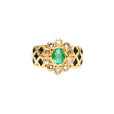 BAGUE SERENNA - ONYX VERT