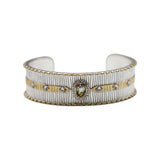 BRACELET KOS ARGENT AMÉTHYSTE VERTE