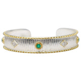 BRACELET VICTORIA ARGENT ONYX VERT