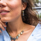 BOUCLES D'OREILLES RIMA KYANITE
