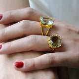 BAGUE KALLYS - PRASIOLITE