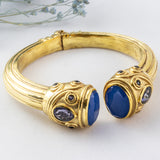 BRACELET NILAYA CALCÉDOINE BLEUE / IOLITE